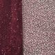  Maroon Sequins Embroidery Net Fabric with 60 Inches Width 