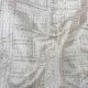  Pastel Peach Raw Silk Fabric with Abstract Sequins Embroidery  