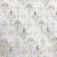  White Raw Silk Fabric with Geometric Jaal Embroidery  