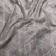  Mauve Geometric Sequins Embroidery Slub Dupion Fabric 