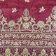  Maroon Upada Silk Fabric Embroidery With Daman Border 