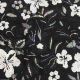  Black Sequins Embroidery Georgette Fabric with 52 Inches Width 
