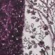  Purple Floral Sequins Embroidery Net Fabric 