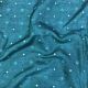  Firozee Blue Motifs Thread Embroidery Slub Dupion Fabric 