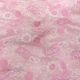  Light Pink Rubia Cotton Fabric with Thread Embroidery 