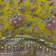  Mustard Yellow Georgette Fabric Premium Embroidery With Border 