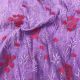  Lavender Malai Chanderi Fabric Floral Embroidery 