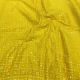  Yellow Mirror Embroidery Slub Dupion Fabric 
