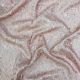  Dusty Pink Floral Thread Embroidery Slub Dupion Fabric 