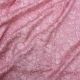  Light Pink Floral Thread Embroidery Slub Dupion Fabric 