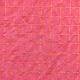 Chanderi Cotton Pink with Checks Print Fabric