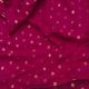 Rani Pink Cotton Fabric with Lurex Polka Design