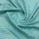 Sky Blue Kora Cotton Fabric with Stripes Print