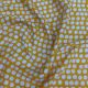Yellow Polka Dots Print Rayon Cotton Fabric 56 Inches Width