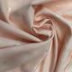Beigish Peach Cotton Fabric with Lurex Polka Design