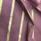 Onion Pink Cotton Fabric with Lurex Stripes