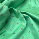 Green Art Raw Silk Jacquard Fabric
