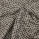 Natural Beige Pure Linen Grey Abstract Printed Fabric 