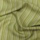 Green Soft Dupion Silk Fabric Stripes Print