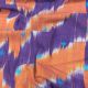 Orange South Cotton Ikat Handloom Fabric