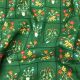 Green Semi Silk Fabric with Patola Print