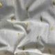 White Cotton Fabric Shibori Tie Dye with Zari Motifs (Dyeable)