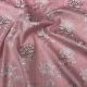Light Pink Floral Foil Printed Cotton Fabric