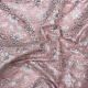 Light Pink Floral Foil Printed Cotton Fabric