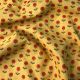 Yellow Floral Printed Cotton Fabric