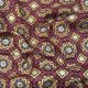 Maroon Cotton Fabric With Patola Print