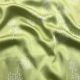 Light Green Cotton Satin Fabric Motifs Print