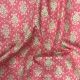 Pink Mulmul Cotton Floral Foil Printed Fabric
