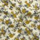 Light Yellow Floral Cotton Printed Fabric 