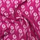 Pink Swiss Cotton Printed Fabric Floral Motifs