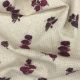 White Floral Cotton Printed Fabric 