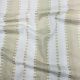 White Cotton Fabric With Stripes Thread Embroidery