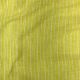 Yellow Stripes Thread Embroidery Pure Linen Fabric