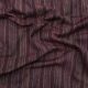 Maroon Stripes Handloom Cotton Printed Fabric