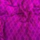 Rani Pink Pure Raw Silk Fabric With Ikat Patola Print