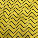 Mustard Yellow Modal Satin Fabric with Chevron Print