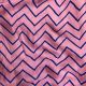 Pink Modal Satin Fabric with Chevron Print