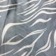 Grey Cotton Satin Fabric with Abstract Print