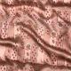 Onion Pink Satin Fabric with Floral Print