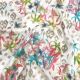 White Swiss Cotton Floral Printed Fabric 