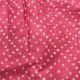  Pink Mulmul Cotton Fabric with Bandhani Print 