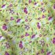  Yellow Floral Chanderi Printed Fabric  