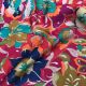  Multicolor Floral Foil Printed Soft Chanderi Fabric  