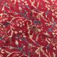  Maroon Floral Foil Printed Soft Chanderi Fabric  