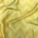  Yellow Modal Satin Fabric with Chevron Bandhani Print 