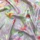  Pink Shimmer Georgette Fabric Floral Print 